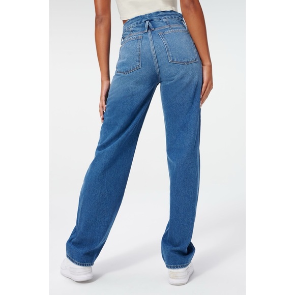 NWT Good American GOOD ’90s RELAXED JEANS - Picture 3 of 5